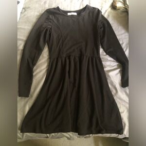 abercrombie kids 13/14 black long sleeve dress like new